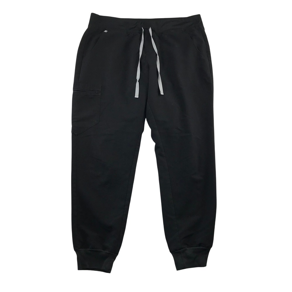 FIGS Zamora Jogger Scrub Pants Black XL Technical Collection W18SW2005 Mens